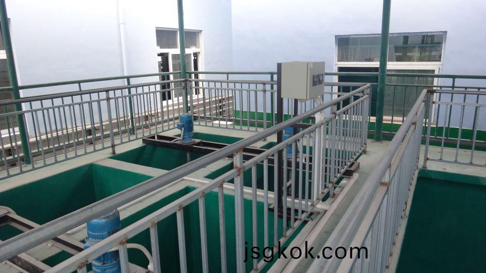 Wastewater from a certain electroplating park