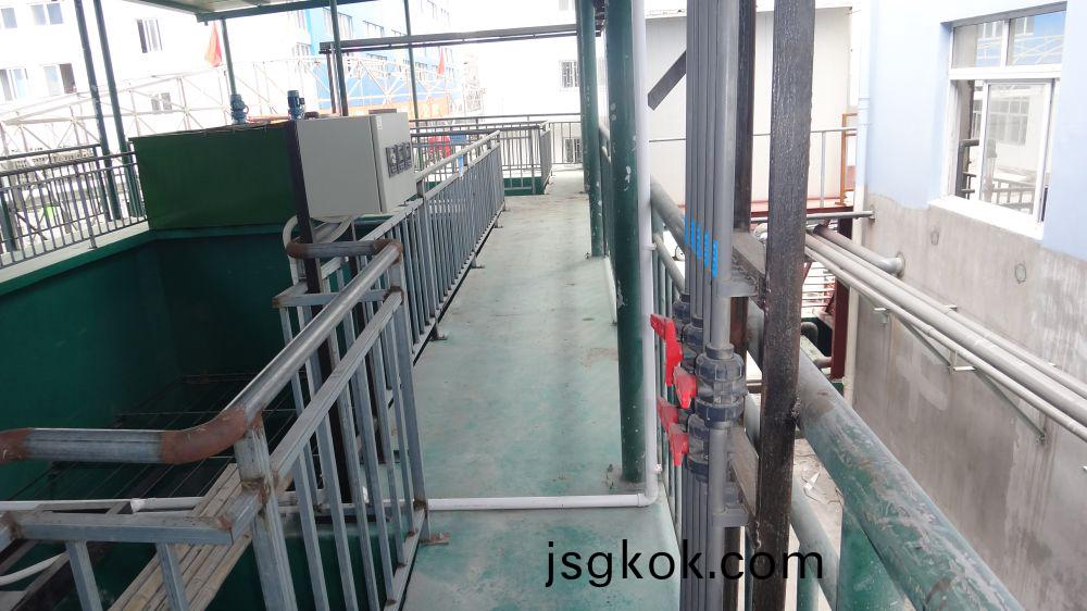 Wastewater from a certain electroplating park