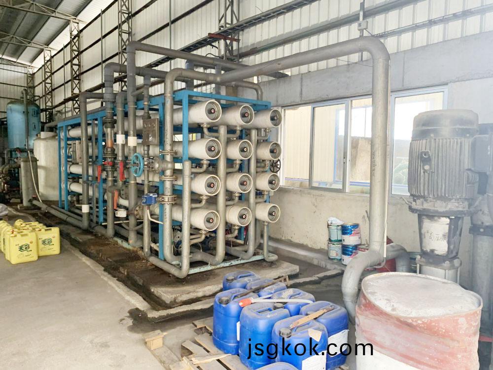 On site pictures of Meizhou Paper Industry's 80m3 pH desalinated water system