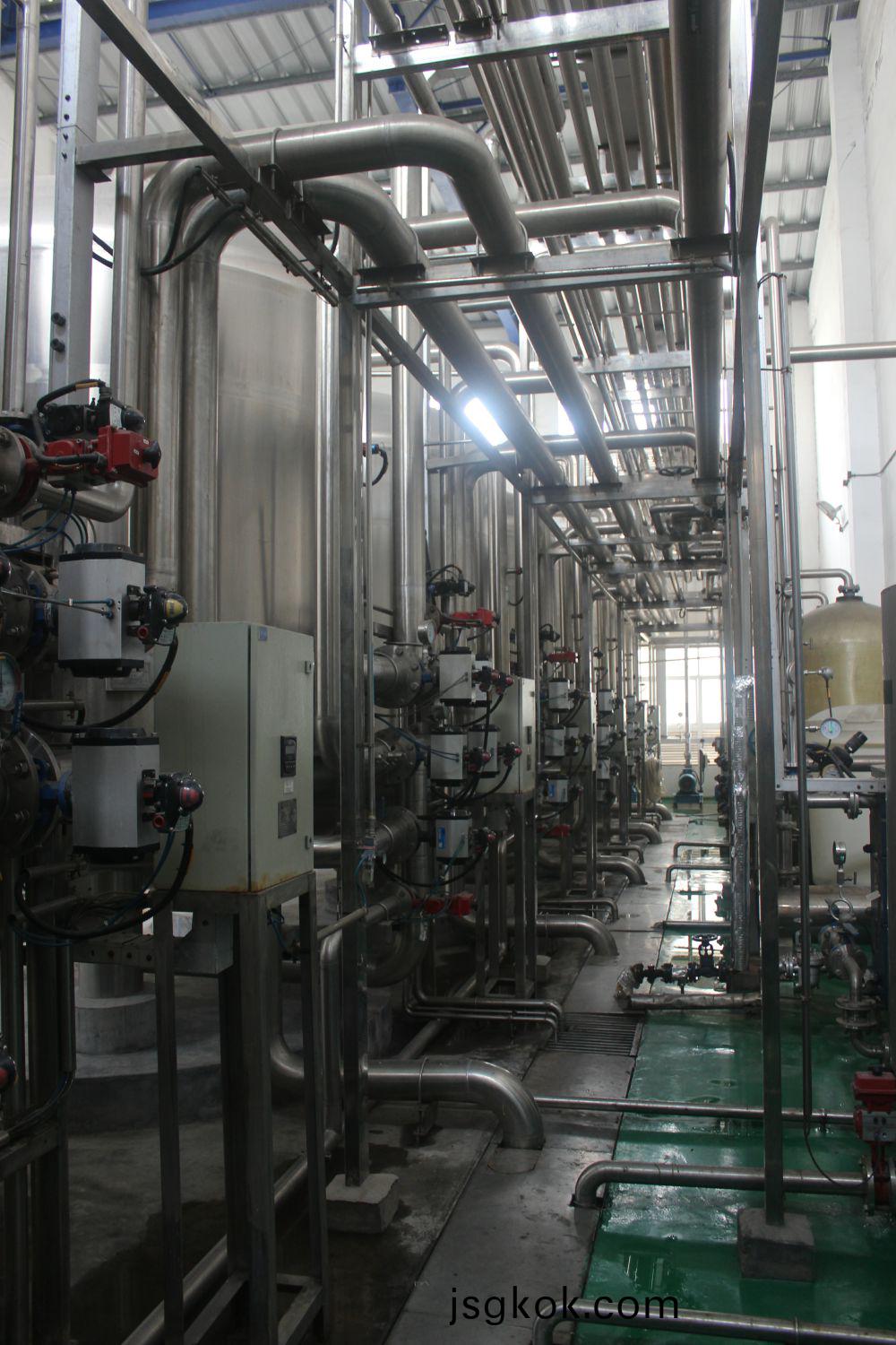 100 ton filtered softened water project for a beer in Guangzhou